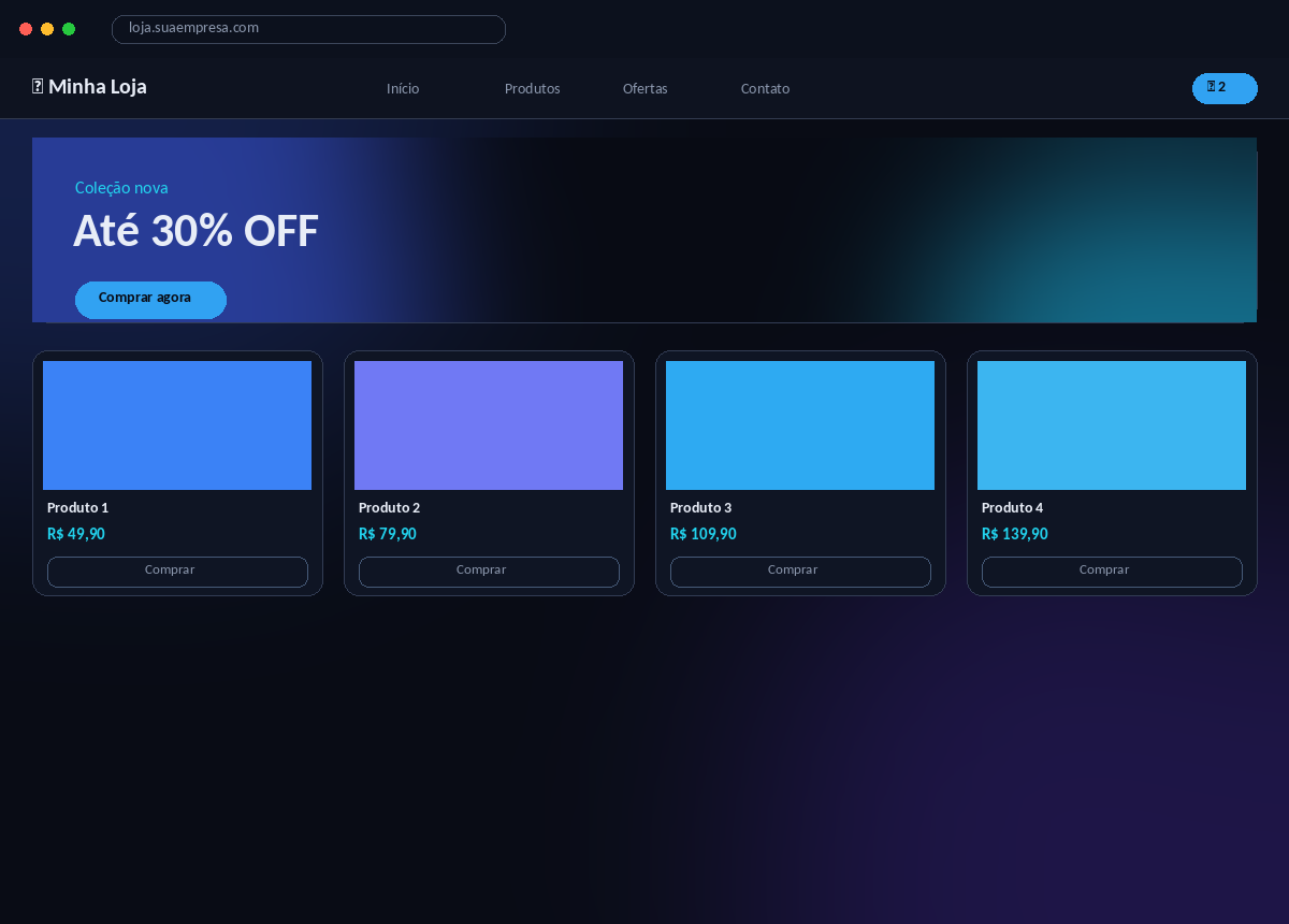 Mock de e-commerce